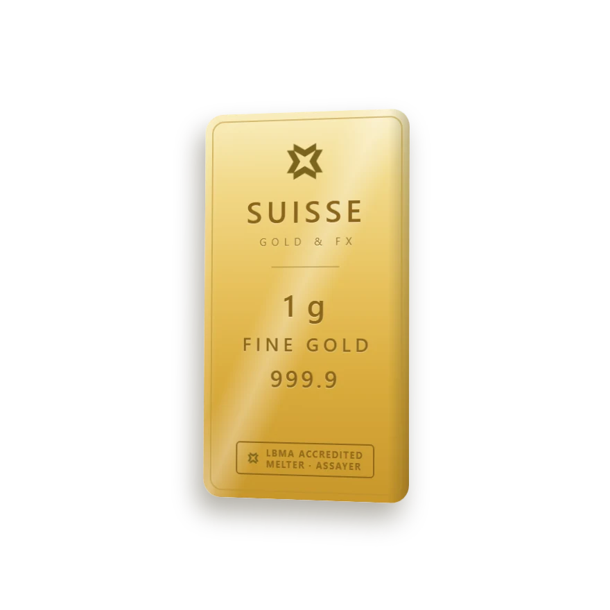 SUISSE златно кюлче 1 г