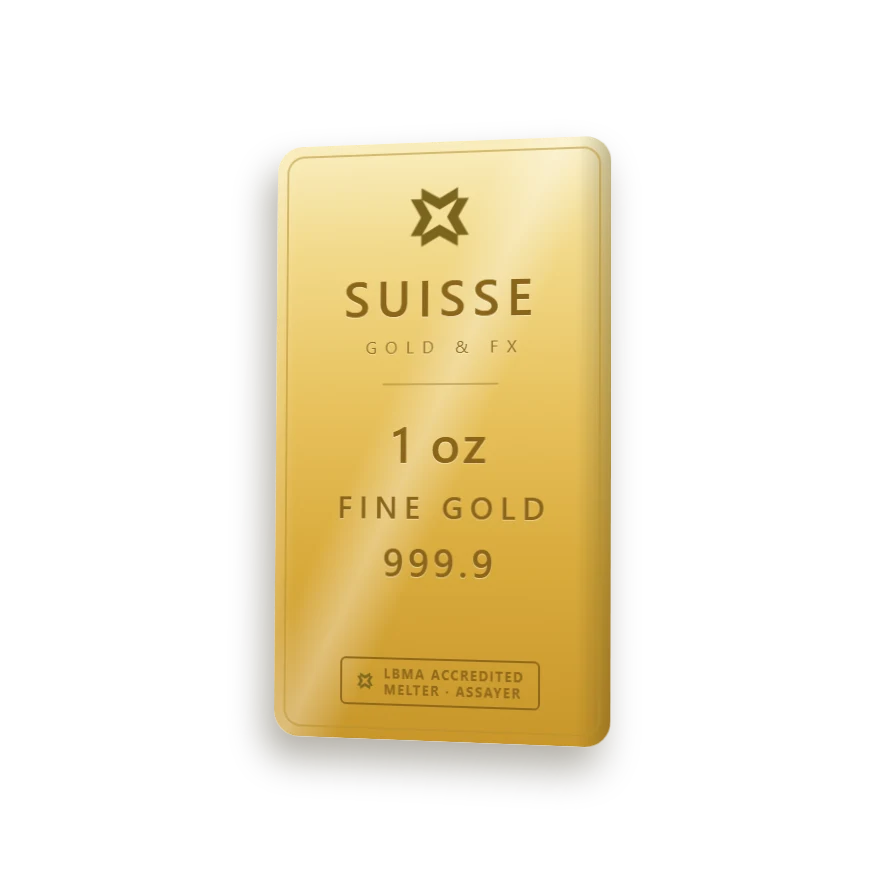 SUISSE златно кюлче 1 унция