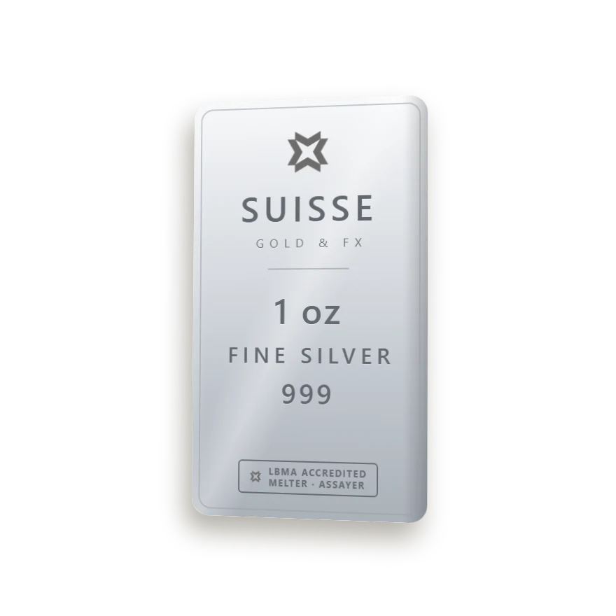 SUISSE сребърно кюлче 1 унция
