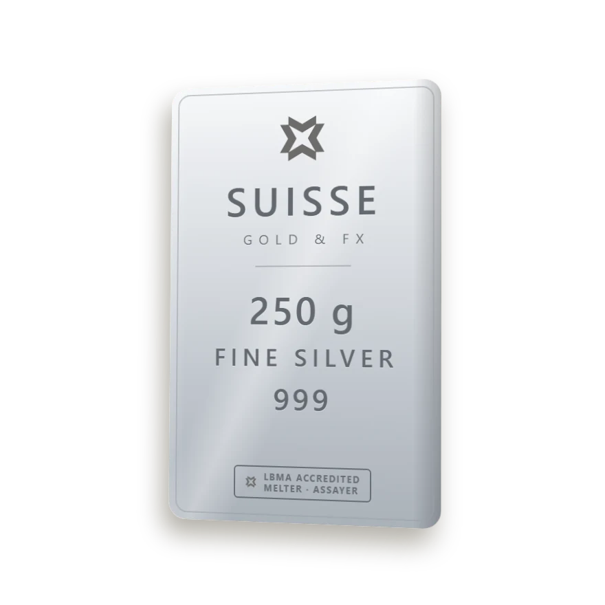 SUISSE сребърно кюлче 250 г